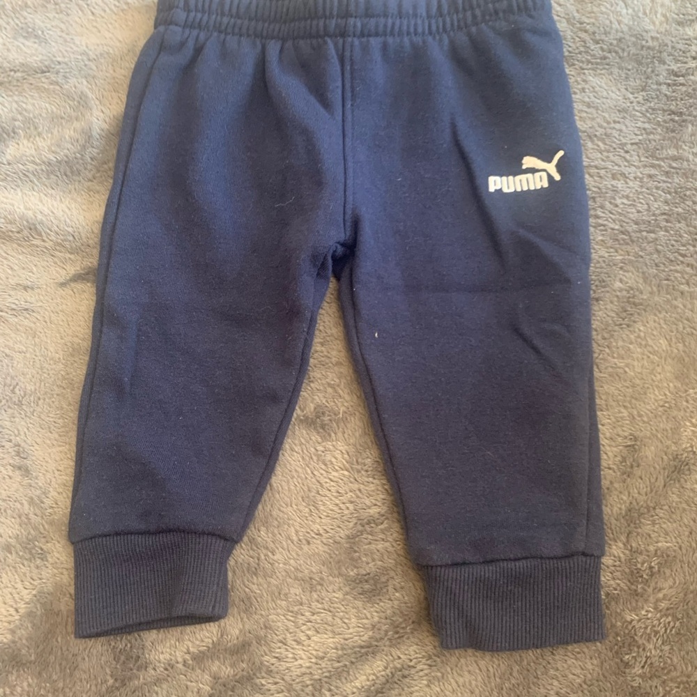 Puma Kids Navy Jogger Pants